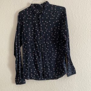 Allsaints soft comfortable thin and breatheable button down